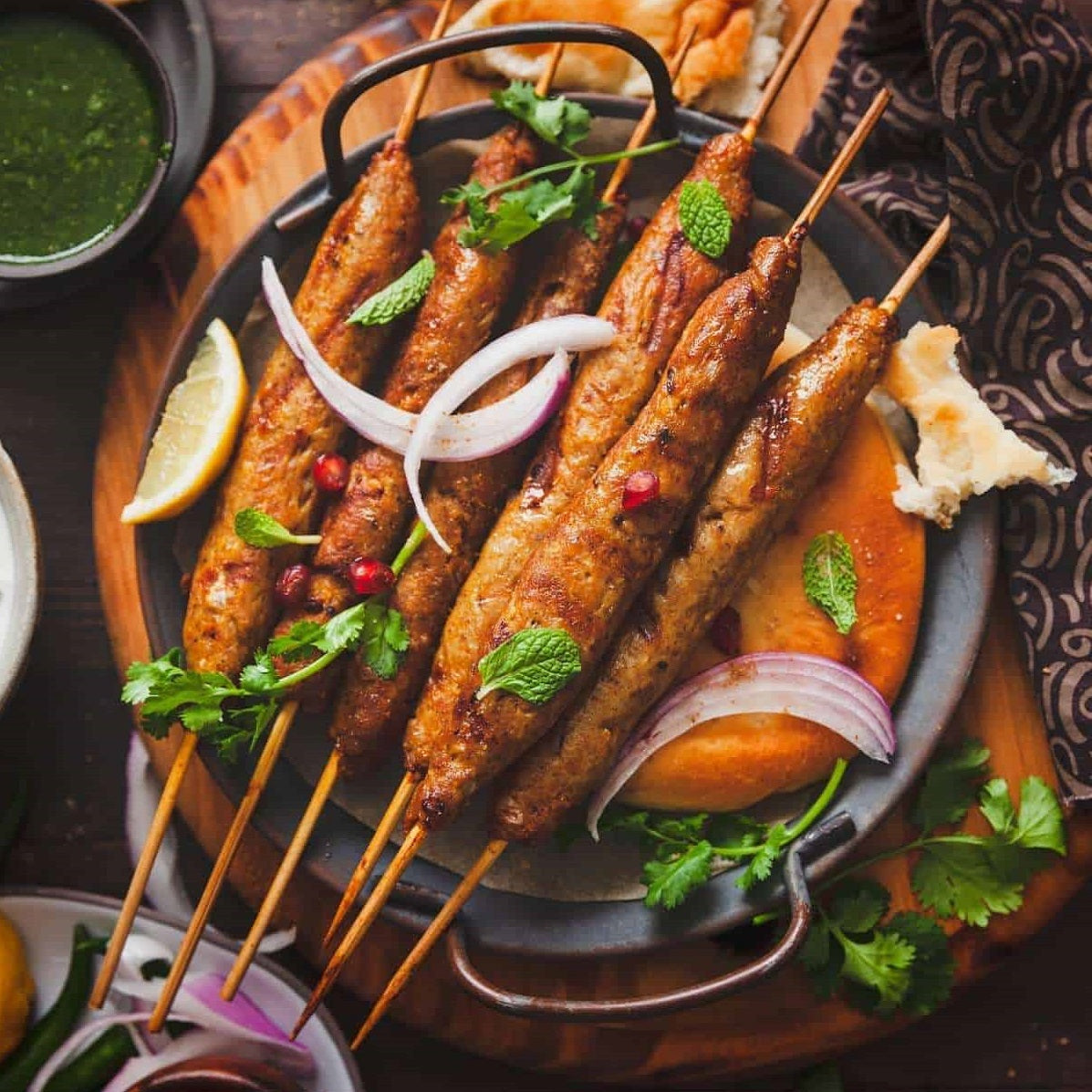 Chicken HotnSpicy Seekh Kebab (1kg/12pcs)