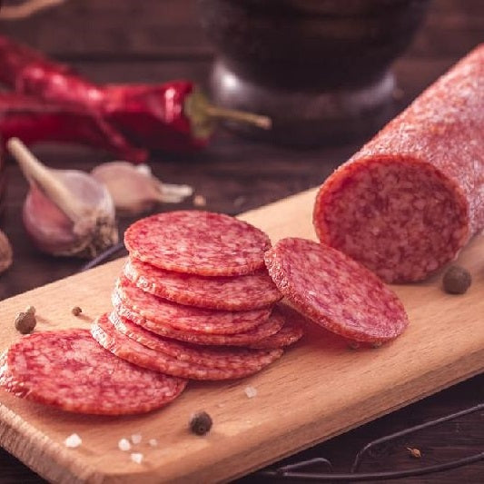 pork salami - doof meat